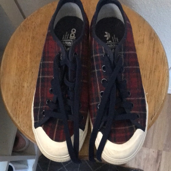 Plaid Sneakers with White Soles - Picture 2 of 7